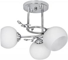 klasikinis sviestuvas - ActiveJet Irma Ceiling Lamp Silver E27 - 1 nuotrauka