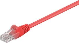 Goobay CAT 5e patch cable, U/UTP 68369 3 m, Raudona