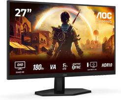monitorius 27 - AOC Q27G42XNE 27", Fast VA, QHD, 180Hz, Juodas (Black) - 3 nuotrauka