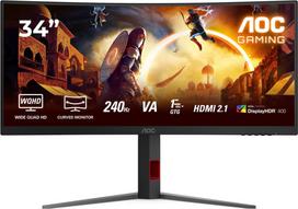 aoc 3440x1440 - AOC CU34G4Z - 1 nuotrauka