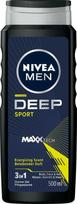 Nivea Men Silver Protect dušo želė kūnui, veidui ir plaukams 500ml