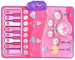 WOOPIE didelis muzikinis kilimėlis 2in1, rožinis (Pink)
