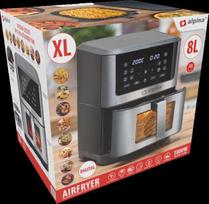 Alpina Air Fryer XXL 8L Juoda (Black)