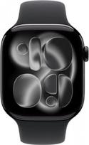 apple watch series 11 42 - Apple Watch Series 11 GPS 42mm Jet Black Aluminium Case with Black Sport Band - S/M - 2 nuotrauka