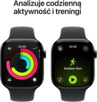 apple watch series 11 42 - Apple Watch Series 11 GPS 42mm Jet Black Aluminium Case with Black Sport Band - S/M - 4 nuotrauka