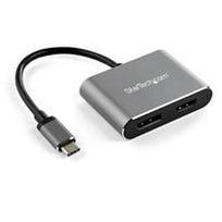 displayport hdmi adapteris - StarTech CDP2DPHD USB-C Multiport Adapteris 4K 60Hz HDMI/DisplayPort Juodas (Black) - 1 nuotrauka