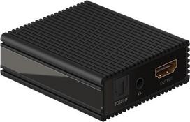 Goobay 58477 HDMI Audio Extractor 4K @ 60 Hz Juodas (Black)