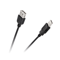 Cabletech OEM USB-A prailgintuvas 0.8m Juodas (Black)