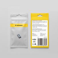 usb c kampinis - Wozinsky WPKF-01 USB-C - USB-C 40Gb/s 240W 8K OTG kampinis adapteris - Pilkas (Gray) - 1 nuotrauka