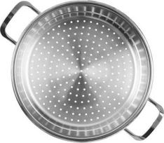 virtuves garu puodas - Orion Anett garų sietelis, 26 cm, 5.5 l, Sidabrinis (Silver) - 1 nuotrauka
