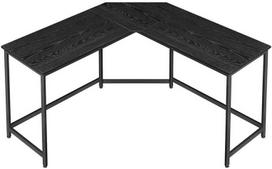 Vasagle L formos stalas LWD073B56, Juodas (Black)