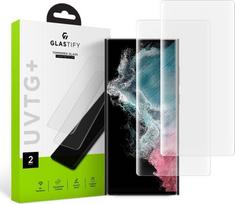 Glastify "UVTG+ 2-Pack" Grūdintas Stiklas Samsung Galaxy S23 Ultra Skaidrus (Transparent)