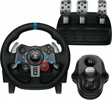 Logitech G29 SE vairas su pedalais + Driving Force pavarų svirtis (PS5/PS4/PC)