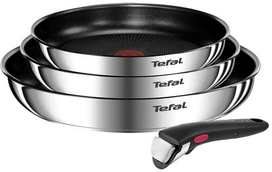 tefal keptuve - Tefal Ingenio Emotion 4 dalių keptuvių rinkinys L897S474, 22/24/28 cm - 1 nuotrauka