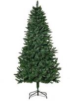 eglute - Dirbtinė Kalėdų eglutė HOMCOM, 180 cm, su metaliniu stovu, žalia (Green) - 1 nuotrauka