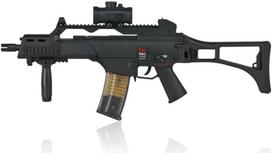 pneumatinis - ASG Heckler&Koch HK-G36 C elektrinis AEG šautuvas 6 mm 0,5J Juodas (Black) - 1 nuotrauka