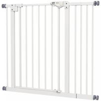 metalas varteliai - PawHut šunų apsauginiai varteliai, 74-80/87-94 cm, balti (White) - 1 nuotrauka