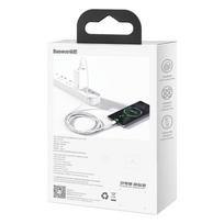 baseus usb type c laidas 2m - Baseus CATYS-A02 White - 11 nuotrauka