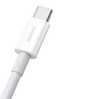 baseus usb type c laidas 2m - Baseus CATYS-A02 White - 13 nuotrauka