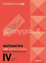 Matematika. VBE II dalis. Bendrasis ir išplėstinis kursas, 12 klasė, serija Pasirenkite VBE - Šarūnas Vaitkus