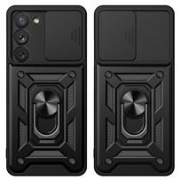 Hurtel Hybrid Armor Camshield dėklas skirtas Samsung Galaxy A54 5G, juodas