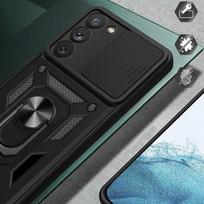 kamera telefonams - Hurtel Hybrid Armor Camshield dėklas skirtas Samsung Galaxy A54 5G, juodas - 6 nuotrauka