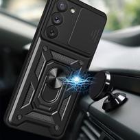 kamera telefonams - Hurtel Hybrid Armor Camshield dėklas skirtas Samsung Galaxy A54 5G, juodas - 7 nuotrauka