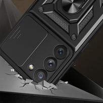 kamera telefonams - Hurtel Hybrid Armor Camshield dėklas skirtas Samsung Galaxy A54 5G, juodas - 8 nuotrauka
