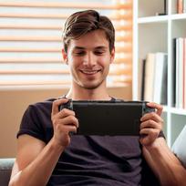 nintendo switch 2 case - Spigen "Nano Pop Case for Nintendo Switch 2" Juodas/Pilkas (Black/Grey) - 1 nuotrauka