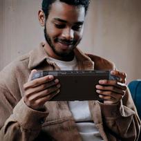 nintendo switch 2 case - Spigen "Nano Pop Case for Nintendo Switch 2" Juodas/Pilkas (Black/Grey) - 2 nuotrauka