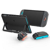 nintendo switch 2 case - Spigen "Nano Pop Case for Nintendo Switch 2" Juodas/Pilkas (Black/Grey) - 10 nuotrauka