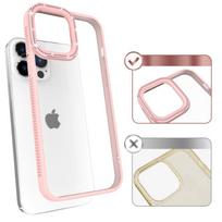 iphone korpuse - Kingxbar Sparkle Series dėklas Apple iPhone 13 Pro with crystals back cover rožinės spalvos - 2 nuotrauka