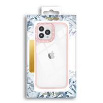 iphone korpuse - Kingxbar Sparkle Series dėklas Apple iPhone 13 Pro with crystals back cover rožinės spalvos - 4 nuotrauka