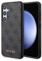 telefonas galaxy s24 - Guess "4G Metal Gold Logo Case Galaxy S24 Plus" Black - 1 nuotrauka