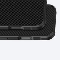 aramid deklas - AmazingThing Titan Max Case with 1500D Aramid Fibers for Apple iPhone 16 Pro - Juodas (Black) - 4 nuotrauka