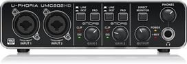audio interface - Behringer UMC202HD garso plokštė - 1 nuotrauka
