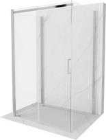Dušo kabina Mexen Omega 825-130-080-01-00-3S, 3-sienų, stačiakampė, be padėklo, 80 cm x 130 cm x 190 cm