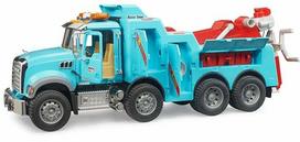 vilkiko modelis - BRUDER MACK Granite pagalbos kelyje vilkikas su šviesa ir garsu, 02831 - 1 nuotrauka
