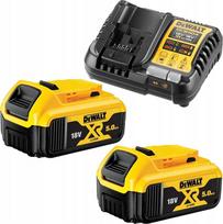 DeWalt DCB1104P2-QW, 18 V, 2x5.0 Ah, Li-ion
