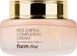 farmstay kremas - Farmstay Rice & Bifida Complexion Cream, 55 ml - 1 nuotrauka