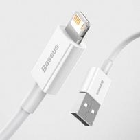 usb lightning laidas baseus - Baseus CALYS-C02 White - 7 nuotrauka