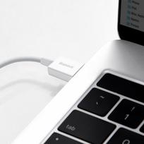 usb lightning laidas baseus - Baseus CALYS-C02 White - 10 nuotrauka