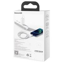 usb lightning laidas baseus - Baseus CALYS-C02 White - 13 nuotrauka