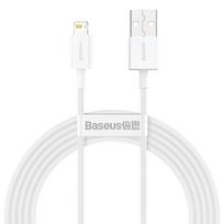 usb lightning laidas baseus - Baseus CALYS-C02 White - 18 nuotrauka