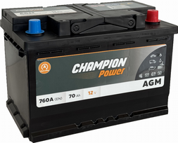 Champion Power AGM 70Ah 760A EN 12V