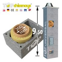 TOP UNIVERSAL Kaminas Ø200+V h=9,5m, kompl.