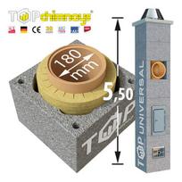 TOP UNIVERSAL Kaminas Ø180 h=5,5m, kompl.