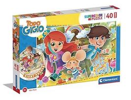 Clementoni Supercolor Floor dėlionė "Topo Gigio" 40 pcs