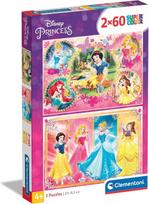 Clementoni supercolor dėlionė "Disney Princess" 2x60 pcs