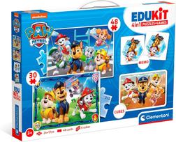 paw patrol puzzle - Clementoni Dėlionė Paw Patrol Edukit 4in1 - 1 nuotrauka